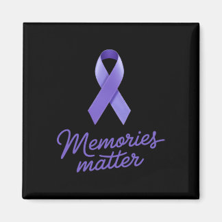 Purple Ribbon Memories Problems Heimerheimer Aware Magnet