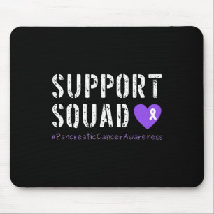 Purple Ribbon Men Women Kids Pancreatic Cancer Awa Mouse Pad