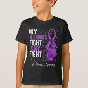 Purple Ribbon Neighbour Overdose Awareness T-Shirt