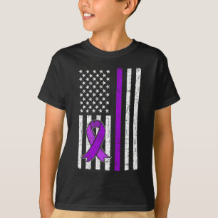 Purple Ribbon. Overdose Awareness 5 T-Shirt