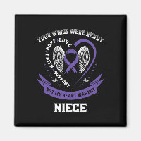 Purple Ribbon Pancreatic Cancer Awareness Niece He