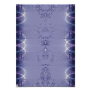 Purple Ribbon Photo Print