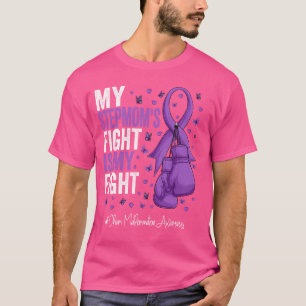 Purple Ribbon Stepmother Chiari Malformation Aware T-Shirt