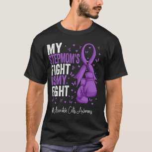 Purple Ribbon Stepmother Ulcerative Colitis Awaren T-Shirt