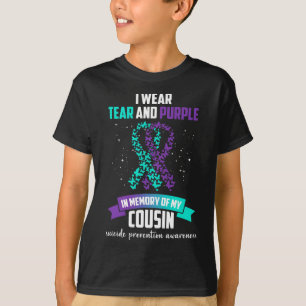 Purple Ribbon Suicide Prevention Awareness T-Shirt