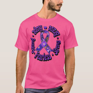 Purple Ribbon Support Awareness T-Shirt
