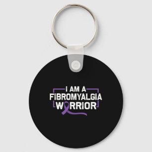 Purple Ribbon Warrior Of Fibromyalgia Awareness Key Ring