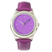 Purple Ribbons Watch