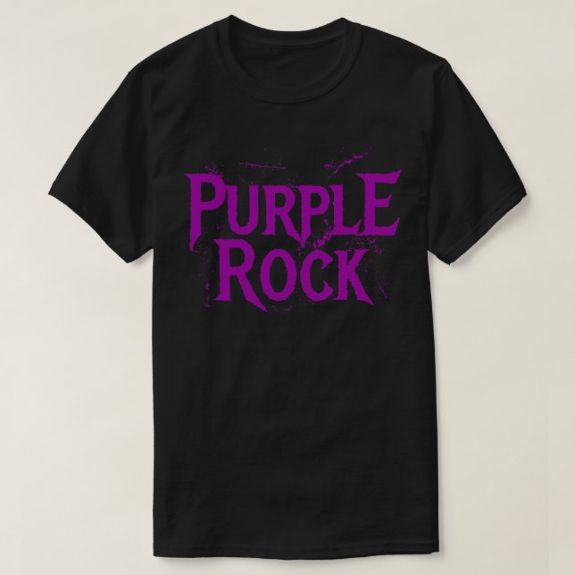 Purple Rock T-Shirt (Design Front)
