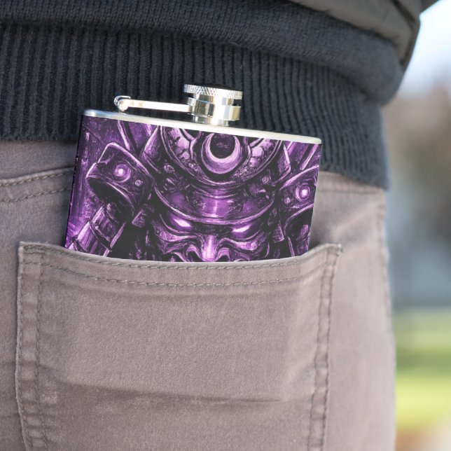 Purple Ronin Shadow Hip Flask (In Situ)