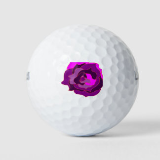 Purple Rose 2 Golf Balls