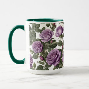Purple Rose Budding Roses, Mug