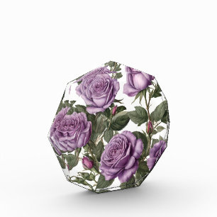 Purple Rose Budding Roses, Photo Block
