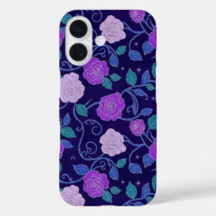 Purple Rose iPhone 16 Case