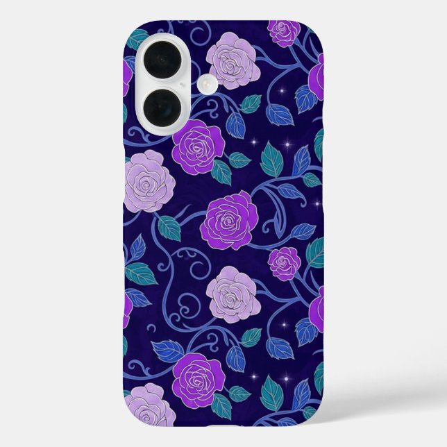 Purple Rose Case-Mate iPhone Case (Back)