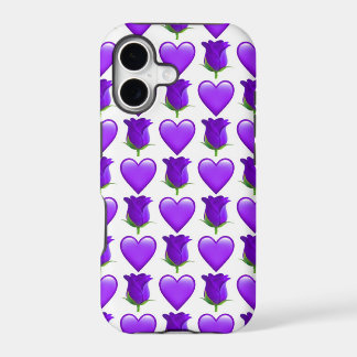 Purple Rose Emoji iPhone 8/7 Plus Phone Case