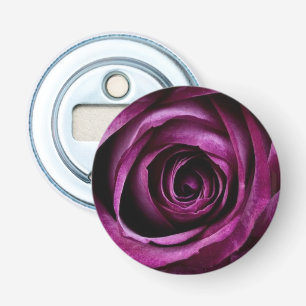 Purple rose flower bottle opener