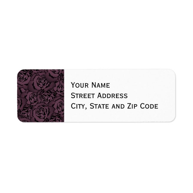 Purple Rose Pattern (Front)