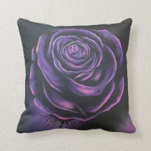 "Purple Rose" Pillow Bedware