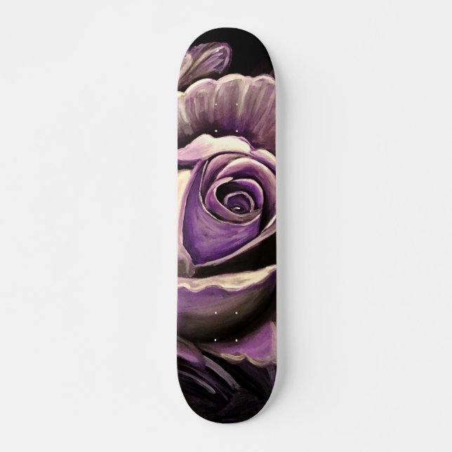 Purple Rose Skateboard (Front)