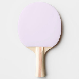 Purple Rose Soft Pale White Pastel Solid Colour Ping Pong Paddle