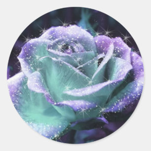 Purple Rose Stickers