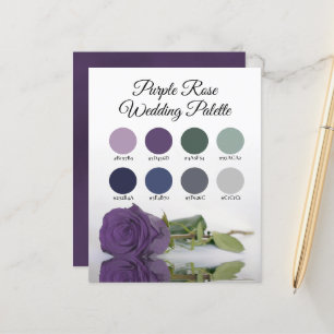 Purple Rose Wedding Colours Palette Sage Navy Grey