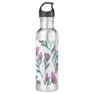 Purple roses 710 ml water bottle
