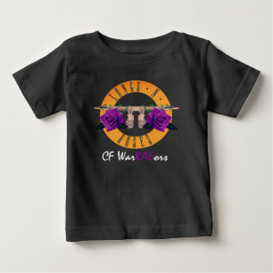 purple roses baby shirt