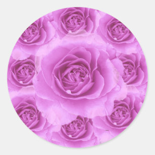 Purple Roses Sticker