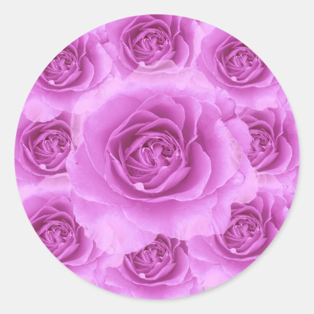 Purple Roses Sticker (Front)
