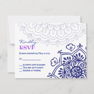 Purple RSVP Purple Version #8 Card