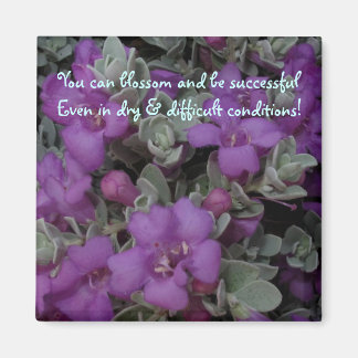 Purple Sage Motivational Fridge Magnet
