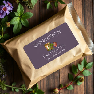 Purple Sage Smudge Sticks Product Labels