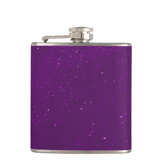Purple Sand Hip Flask (Front)
