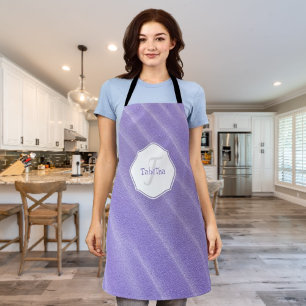 Purple Sand Ripples Personalised Apron