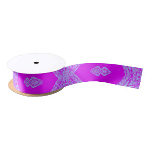 Purple Satin Ribbon   One Owl Artist