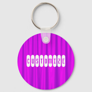 Purple Satin - Template Key Ring