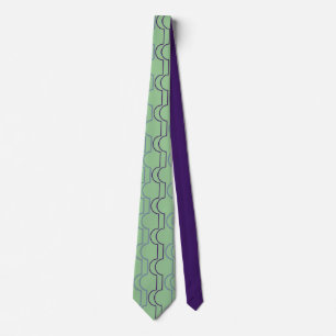 Purple Scallops Tie