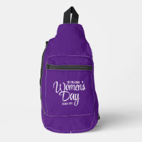 Purple Script International Women's Day March 8