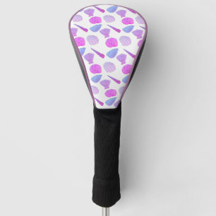 Purple Sea Shells Golf Head Cover