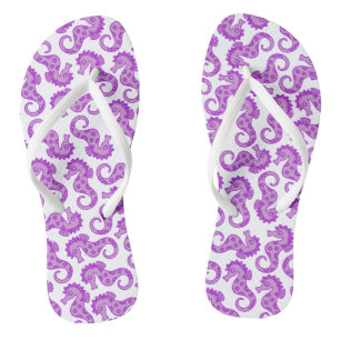 Purple Seahorse Jandals
