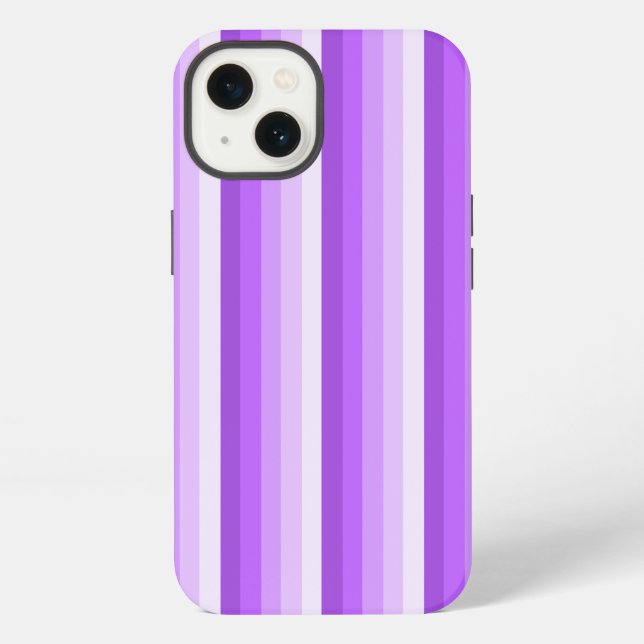 Purple shadow stripes Case-Mate iPhone case (Back)