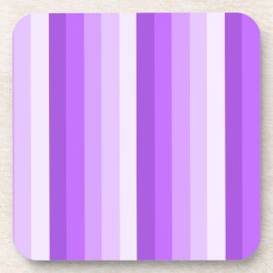 Purple shadow stripes coaster