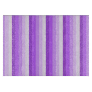 Purple shadow stripes cutting board