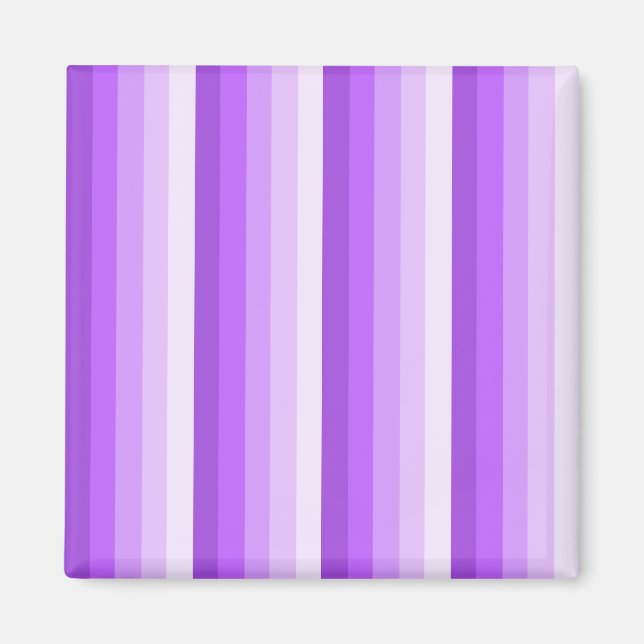 Purple shadow stripes magnet (Front)
