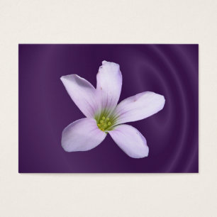 Purple Shamrock ~ ATC