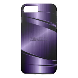 Purple Shiny Metallic Design iPhone 8 Plus/7 Plus Case