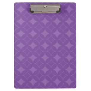 Purple shippo pattern clipboard