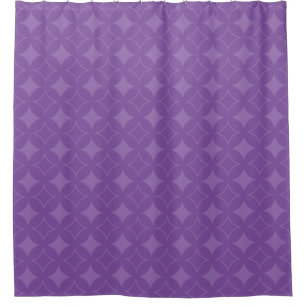 Purple shippo pattern shower curtain